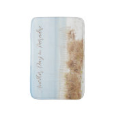 Kuststrand Zee Haver en zandduinen Badmat (Voorkant Verticaal)