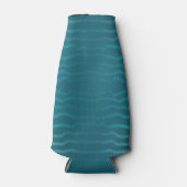 Kuststrand Zout Turquoise Golf Abstract Design Flesjeskoeler (Voorkant)