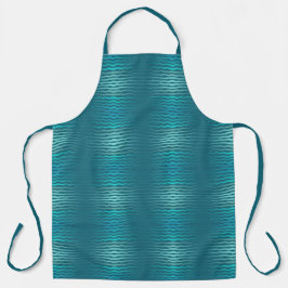Kuststrand Zoute Turquoise Golf Abstract Design Schort