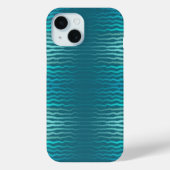 Kuststrand Zoute Turquoise Golf Abstract ontwerp Case-Mate iPhone Case (Achterkant)