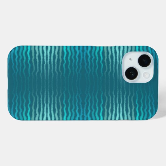 Kuststrand Zoute Turquoise Golf Abstract ontwerp Case-Mate iPhone Case (Achterkant (horizontaal))