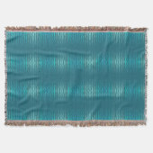 Kuststrand Zoute Turquoise Golf Abstract ontwerp Deken (Voorkant)