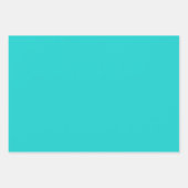 Kuststrand Zoute Turquoise Golf Abstract ontwerp Inpakpapier Vel (Voorkant 3)