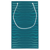 Kuststrand Zoute Turquoise Golf Abstract ontwerp Klein Cadeauzakje (Achterkant)