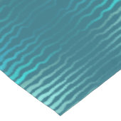 Kuststrand Zoute Turquoise Golf Abstract ontwerp Korte Tafelloper (Hoek)