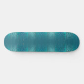 Kuststrand Zoute Turquoise Golf Abstract ontwerp Persoonlijk Skateboard (Horizontaal)