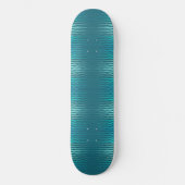 Kuststrand Zoute Turquoise Golf Abstract ontwerp Persoonlijk Skateboard (Voorkant)