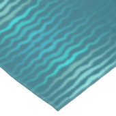 Kuststrand Zoute Turquoise Golf Abstract ontwerp Tafelkleed (Gekanteld)