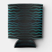 Kuststrand Zoute Turquoise golven Abstracte kunst Blikjeskoeler (Voorkant)