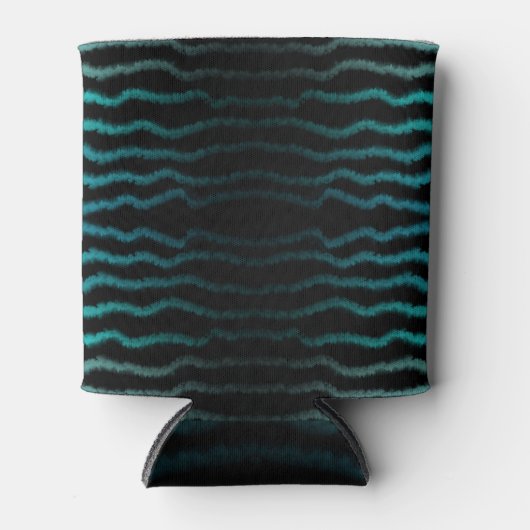 Kuststrand Zoute Turquoise golven Abstracte kunst Blikjeskoeler (Voorkant)