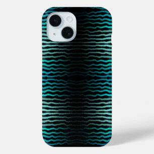 Kuststrand Zoute Turquoise golven Abstracte kunst iPhone 15 Case