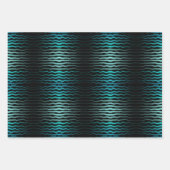 Kuststrand Zoute Turquoise golven Abstracte kunst Inpakpapier Vel (Voorkant)