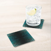 Kuststrand Zoute Turquoise golven Abstracte kunst Kartonnen Onderzetters (Insitu)