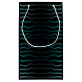 Kuststrand Zoute Turquoise golven Abstracte kunst Klein Cadeauzakje (Achterkant)