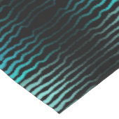 Kuststrand Zoute Turquoise golven Abstracte kunst Korte Tafelloper (Hoek)