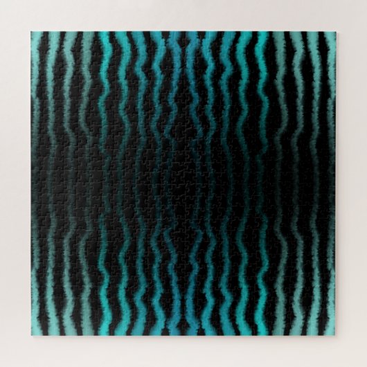 Kuststrand Zoute Turquoise golven Abstracte kunst Legpuzzel (Horizontaal)