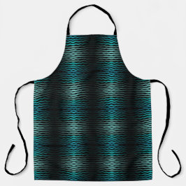 Kuststrand Zoute Turquoise golven Abstracte kunst Schort