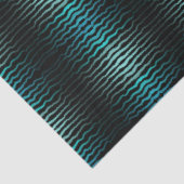 Kuststrand Zoute Turquoise golven Abstracte kunst Tissuepapier (Detail)