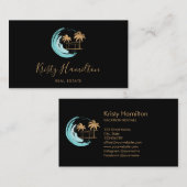 kuststrandhuis B'N'B vastgoedmakelaar Visitekaartje (Voorkant / Achterkant)