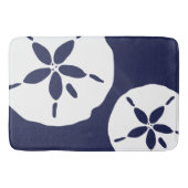 Kuststrandhuis nautisch zand dollar patroon badmat (Voorkant)