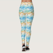 Kuststrandloper Oeverpatroon (1) Leggings (Achterkant)