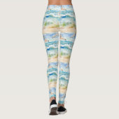Kuststrandloper Oeverpatroon (2) Leggings (Achterkant)
