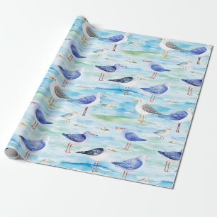 Kuststrandloper Oeverpatroon (3) Cadeaupapier