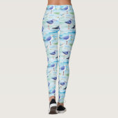 Kuststrandloper Oeverpatroon (3) Leggings (Achterkant)