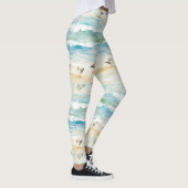 Kuststrandloper Oeverpatroon (5) Leggings (Rechts)
