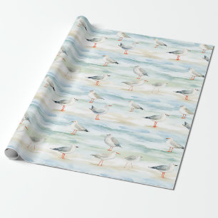 Kuststrandloper Oeverpatroon (6) Cadeaupapier