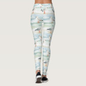 Kuststrandloper Oeverpatroon (6) Leggings (Achterkant)