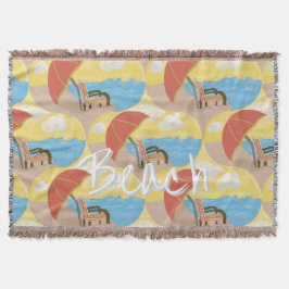 Kuststrandstoel op maat werpdeken deken