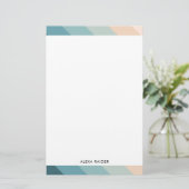 Kuststrepen Briefpapier (Staand voorkant)