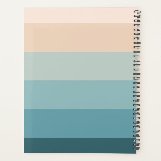 Kuststrepen planner (Achterkant)