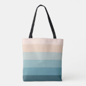 Kuststrepen tote bag (Achterkant)