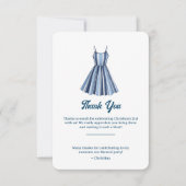 Kuststrepen Viering Bedankkaart (Voorkant)