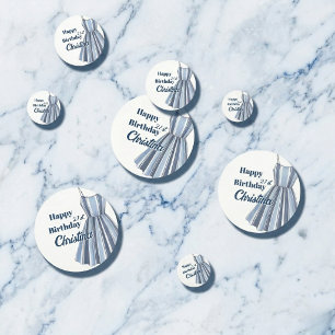 Kuststrepen Viering Verjaardag Confetti