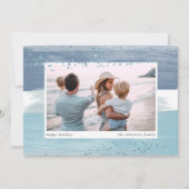 Kuststrip Vakantie-fotokaart Feestdagenkaart (Voorkant)