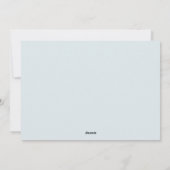 Kuststrip Vakantie-fotokaart Feestdagenkaart (Achterkant)