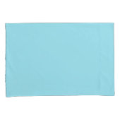 Kustsymfonie in pastelblauw kussensloop (Voorkant-Rechts)