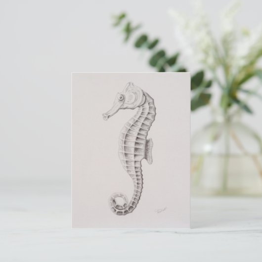 Kusttekening Briefkaart (Staand voorkant)