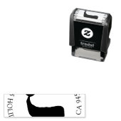 Kustterugzendadres walvis  zelfinktende stempel (In situ)