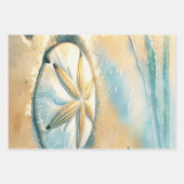 Kustthema Beachy Boy's Baby shower Inpakpapier Vel (Voorkant 3)