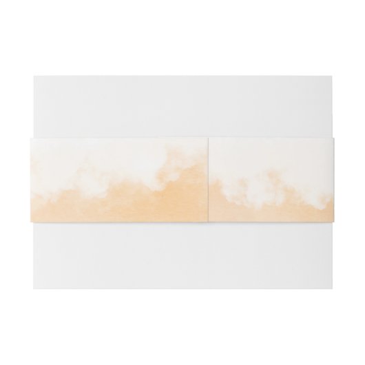 Kustthema Bruiloft Blauw en Sandy Brown Uitnodigingen Wikkel (Achterkant Voorbeeld)