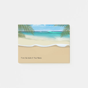 Kustthema Kustachtige Kantoor ticknotebooks Post-it® Notes