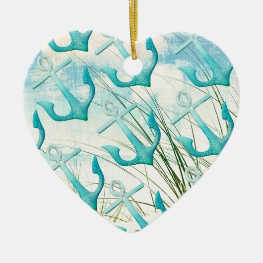 Kustthema Noordzeesoorten Keramisch Ornament (Voorkant)