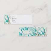 Kustthema Noordzeesoorten Mini Visitekaartje (Voorkant / Achterkant)