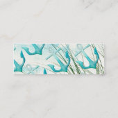 Kustthema Noordzeesoorten Mini Visitekaartje (Achterkant)