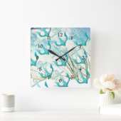 Kustthema Noordzeesoorten Vierkante Klok (Huis)