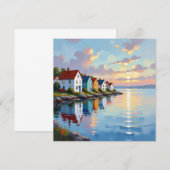 Kustthema | Strandhuizen aan de baai (Voorkant / Achterkant)